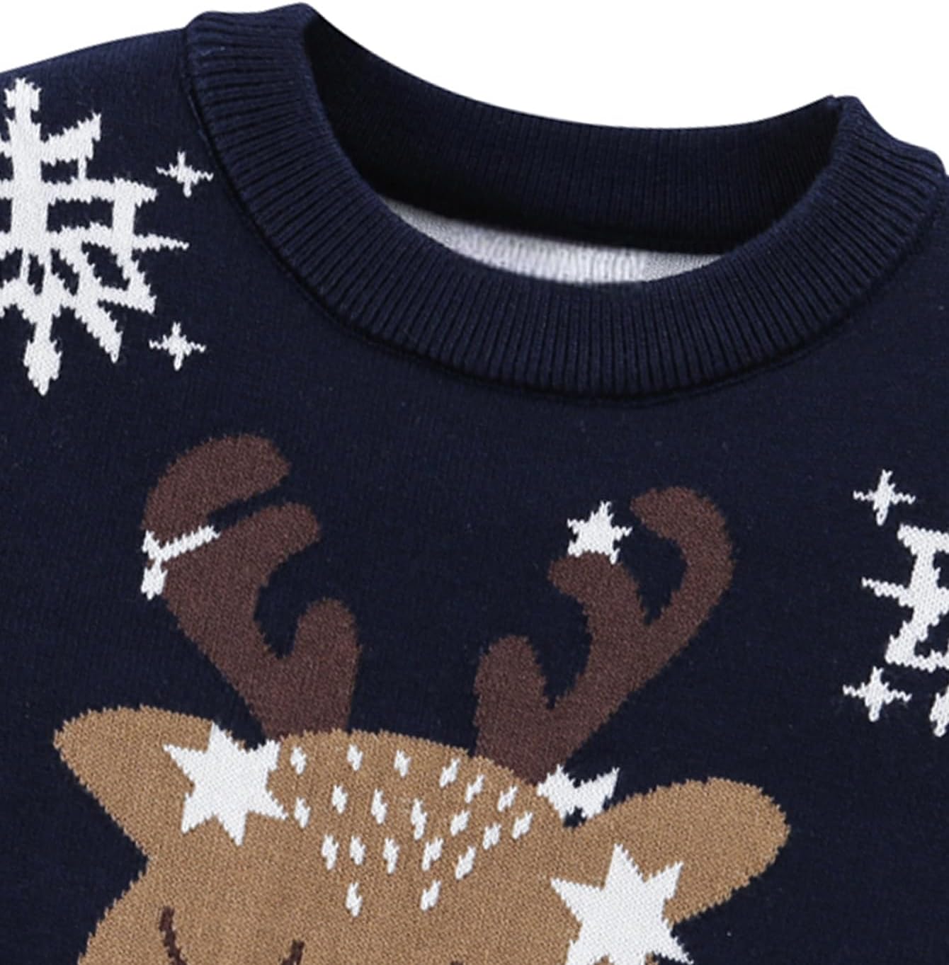 Danny D Boys & Girls Cartoon Christmas Sweater Casual Crewneck Winter Long Sleeve Pullover Tops