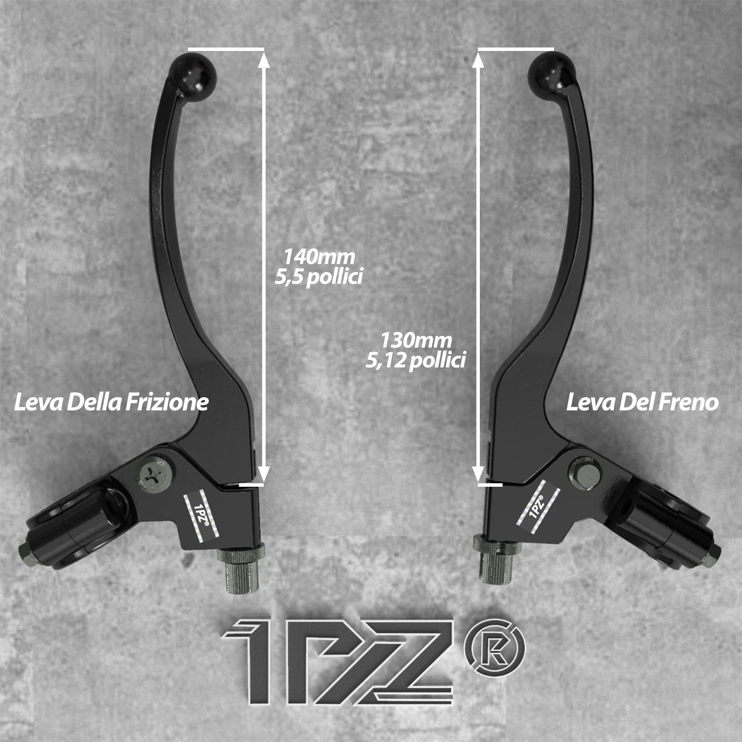 Leva del Freno Frizione Maniglia 7/8 Pollici 22mm Alluminio Nero per ATV Pit Dirt Bike Motocross 50cc 125cc