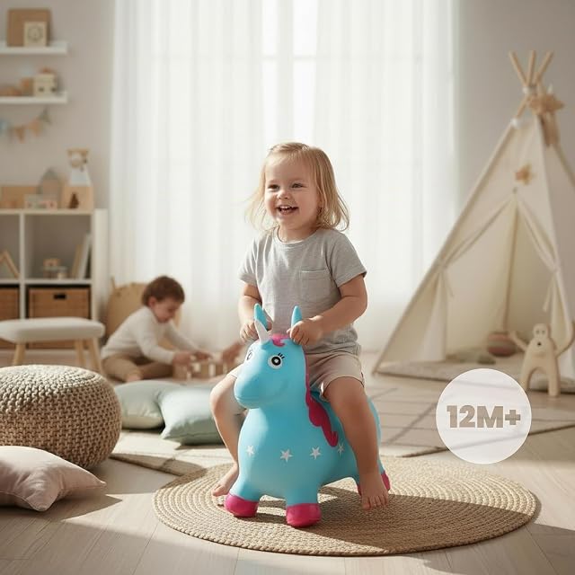 Foto 3 de 8 de SUN BABY Saltador Hinchable para Niños hasta 45 Kg sin BPA, de 1 año