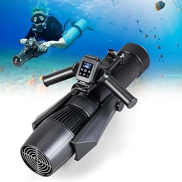 500W Underwater Scooter with Removable 4400mAh 3-9 Km/H Pool and Sea Scooter for Adults, SUP, Kayak, and Snorkeling, Intelligent Waterproof Portable Sea Propulsion