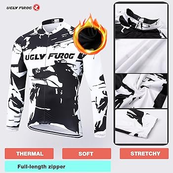 Maglia Ciclismo Invernale UGLY FROG Manica Lunga - Pile Termico Per Bici Con Tasche E Riflettenti - Foto 8