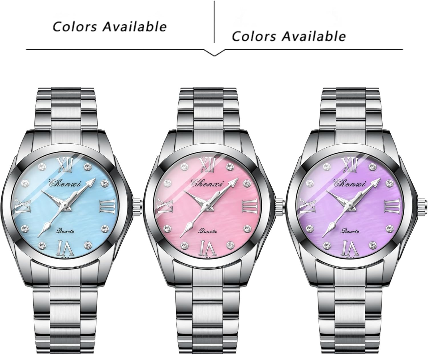 Gosasa Luxury Women's Watch Quartz Stainless Steel Casual Business Waterproof Luminous Dress Silver Bracelet Wrist Watches Reloj para Mujer - Image 6