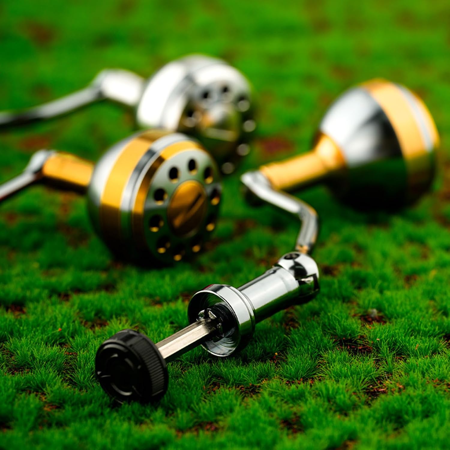 Fishing Reel Handle Metal Roll Rockers Arm Aluminum Reel Handle Reel Knob Fishing Reel Replacement Spare Parts