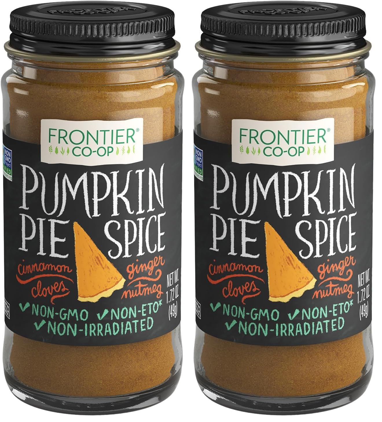 Frontier, Spice Pumpkin Pie, 1.72 Ounce (Pack of 2)
