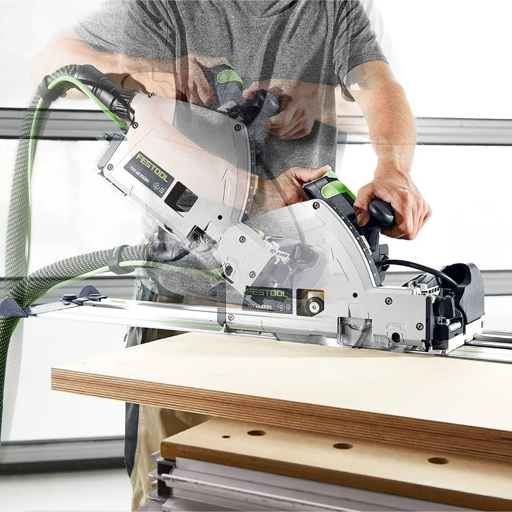 Festool Scorer Plunge Saw TSV 60 KEBQ-Plus (with Circular Saw Blade, Viewing Window, Allen Key, Scoring Saw Blade, Allen Key), in Systainer