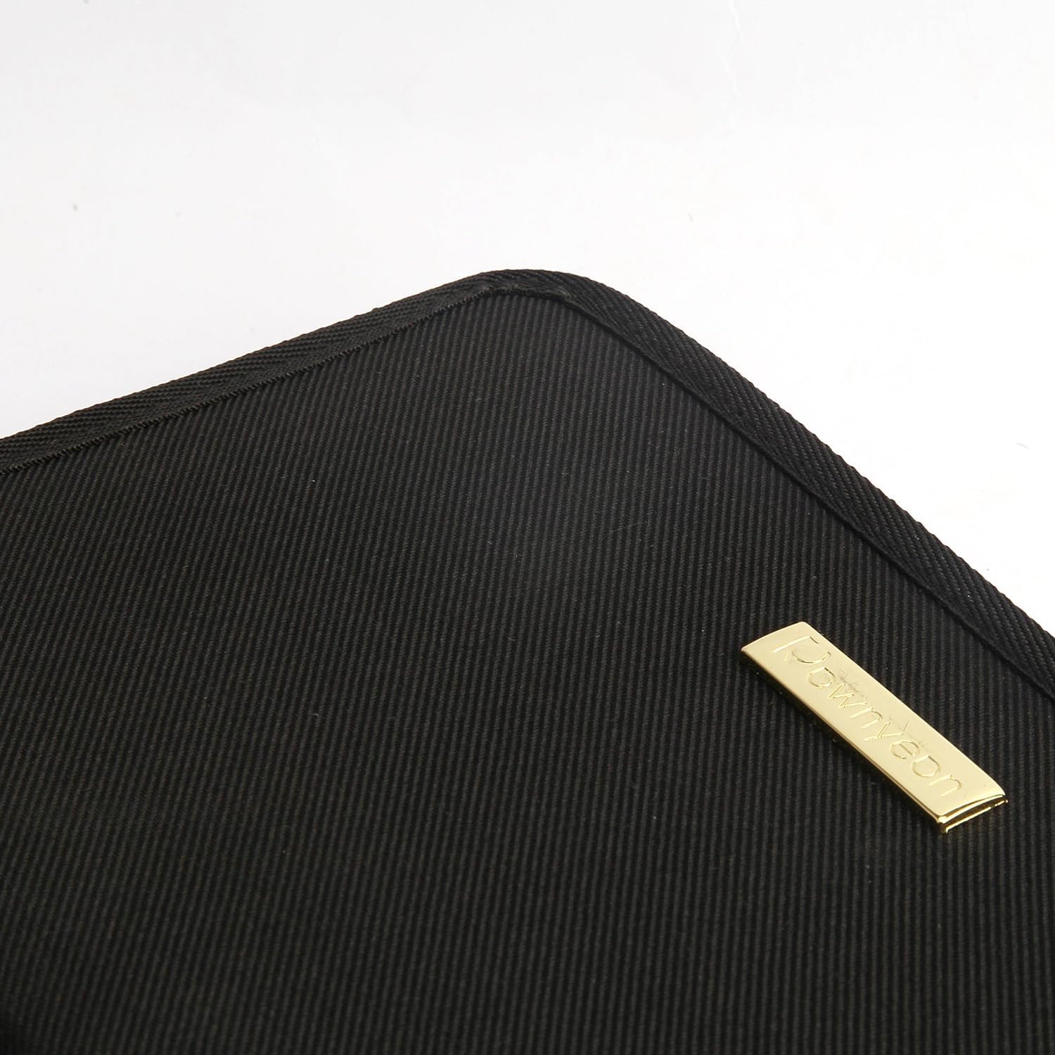 Homeopathic Remedy Case, 52 Tube Capacity, Black Fabric with Zipper, Double-Sided Organizer
