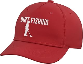 Dirt Fishing Detecting Enthusiast Funny Hunting Hobby Adjustable Baseball Hat