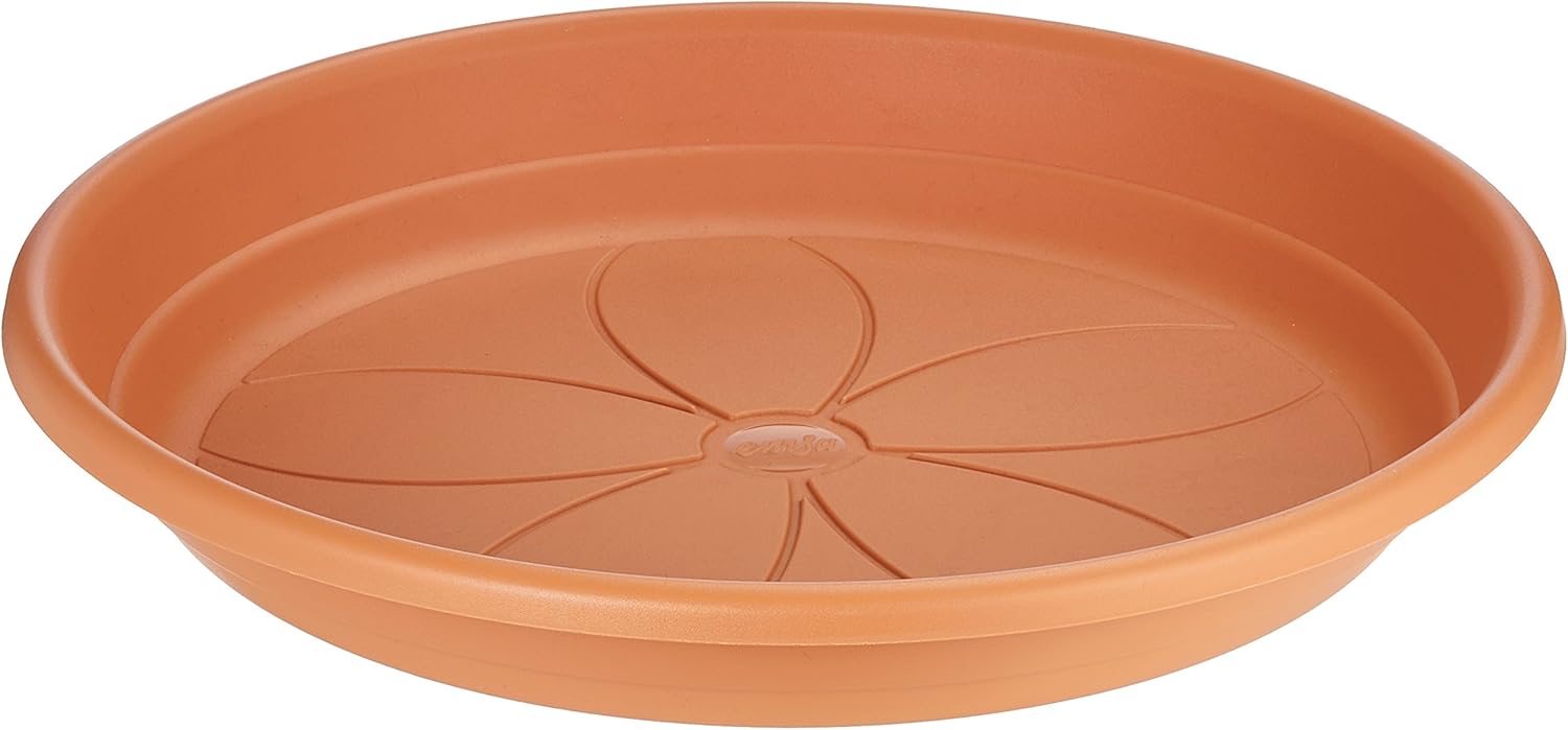 EMSA Flower Pot Tray, 33cm, Plastic, Granite Grey, City, 51761.8