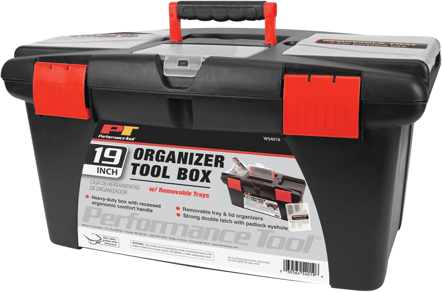 Performance Tool W54019 19-Inch Plastic Tool Box