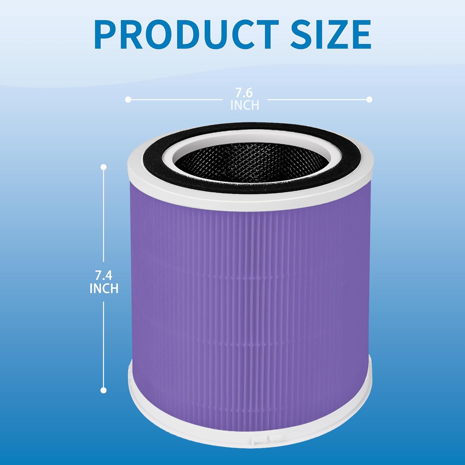 AP301 AP302 Replacement Filter, Compatible with Dayette AP301 AP302 and JOWSET AP301 AP302 Air Purifier, 2Pack (AP301 AP302 Filter 2Pack Pet) - Image 6