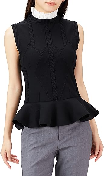 Amazon | [ダブルスタンダードクロージング] Sov.ペプラムノースリ 