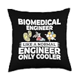 Biomedical Engineering Biomed Engineer Bioengineering Throw Pillow