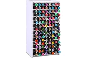 1 Pack, 120 Slots Desk Marker Organizer, Marker Holder Art Marker Rack with Removable Divider