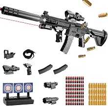 Soft Bullet Toy Gun, Foam Blaster, Shooter Toy Guns, Foam Blaster Toy, for Indoor and Outdoor Play, Birthday Gifts for 14+