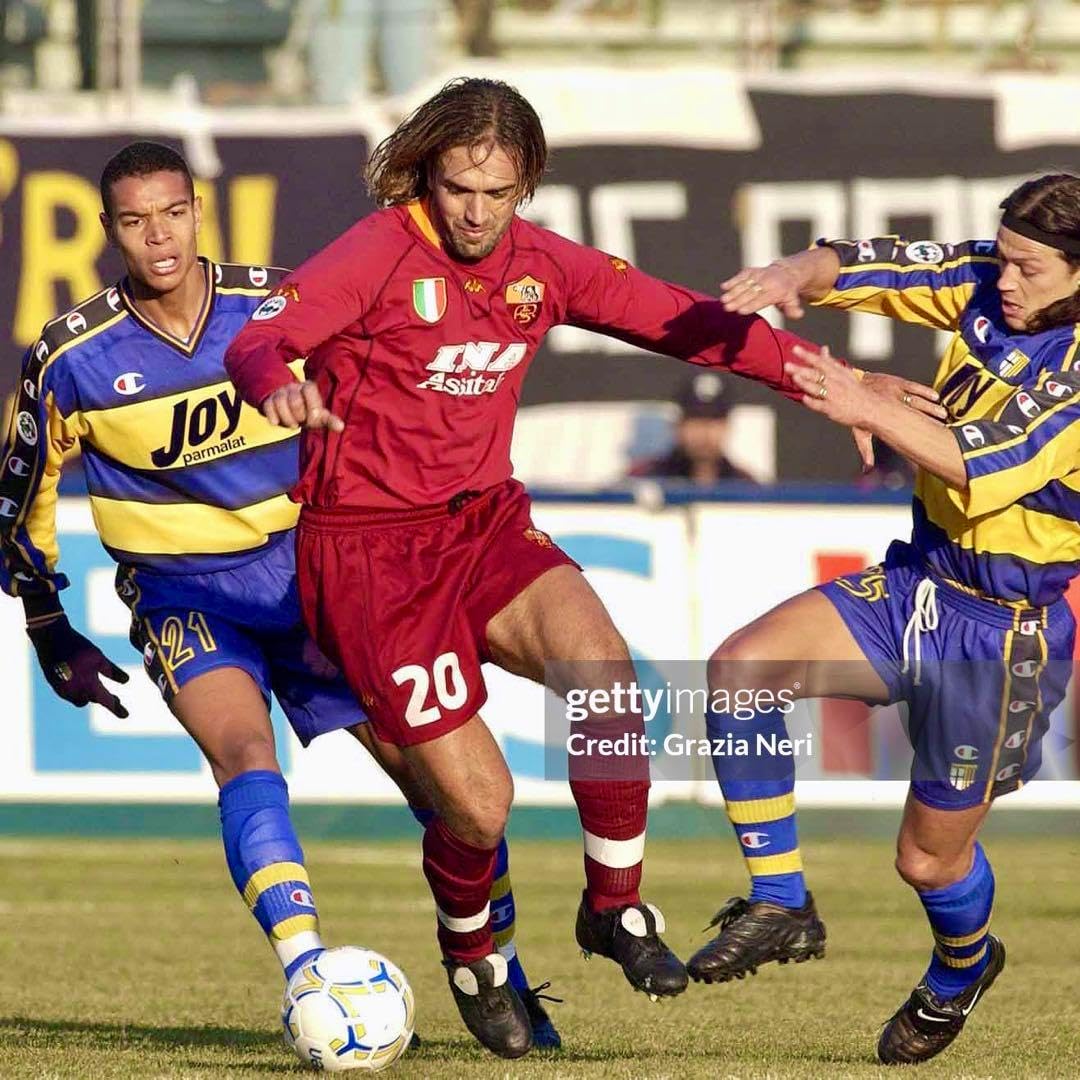 【新品/タグ付き】01/02 ASローマ ♯20 バティストゥータ 【Lサイズ】 タグ付き 01/02 ASローマ 20 バティストゥータ 【Lサイズ】