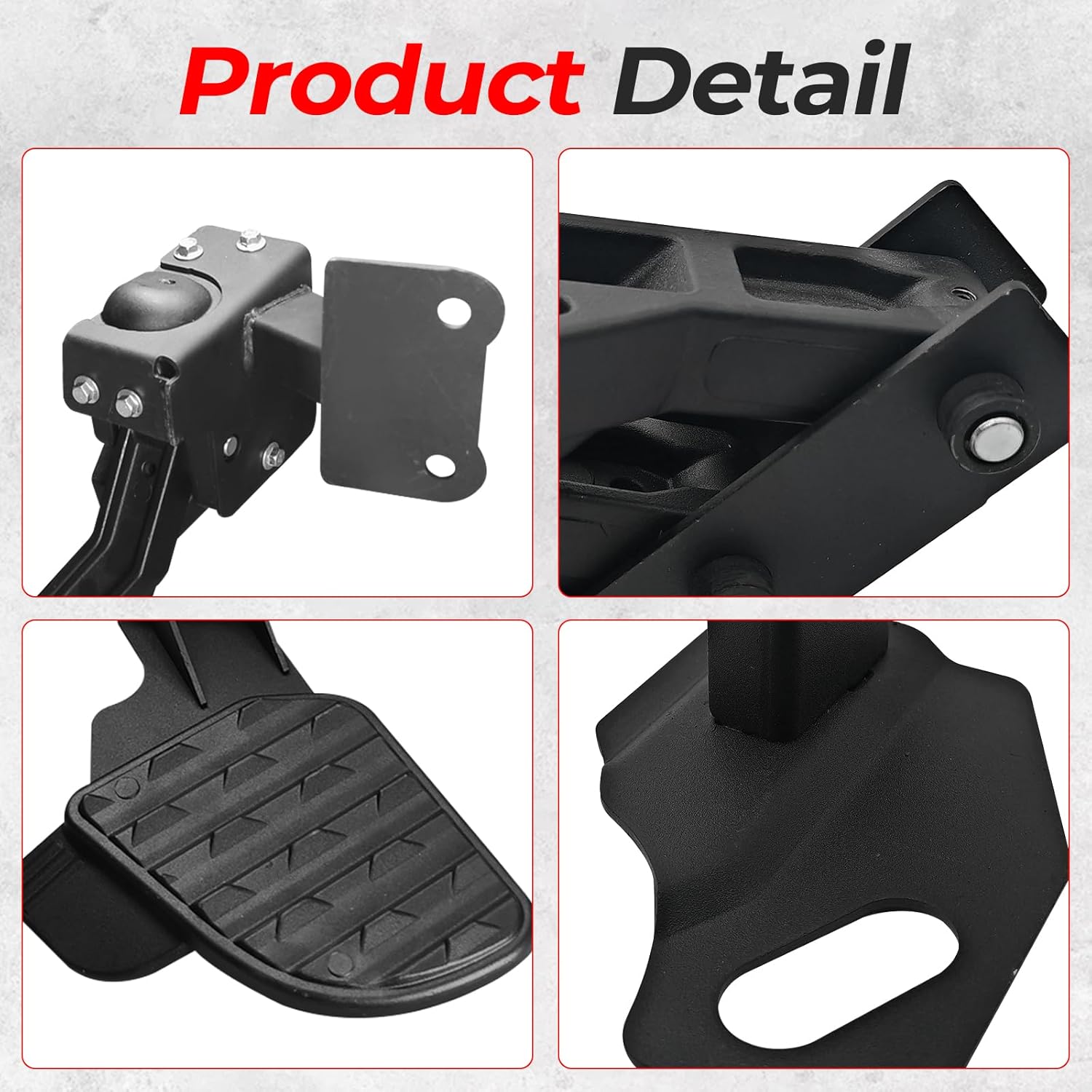 82215842 Rear Bed Step Tailgate Bedstep Compatible with Dodge Ram 2500 3500 2019 2020 2021 2022 2023 2024 Retractable Bumper Tailgate Step Folding Truck Bedstep