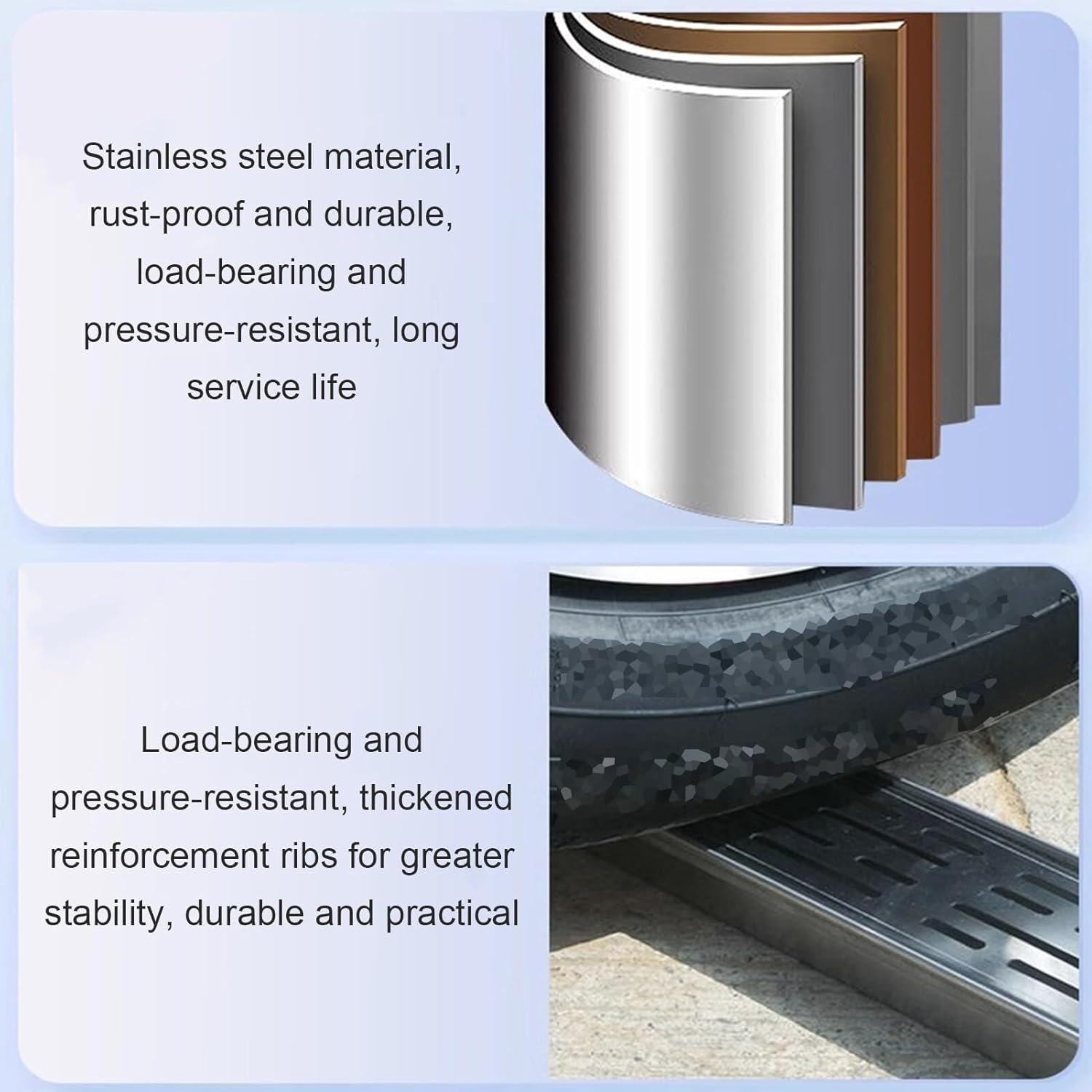 Stainless Steel Trench Drain Kit, Removable Channel Drainage Grate for Outdoor, Patio, Deck, Garden, Bathroom, Sidewalk - Slim Floor Drain (100x7x3cm)