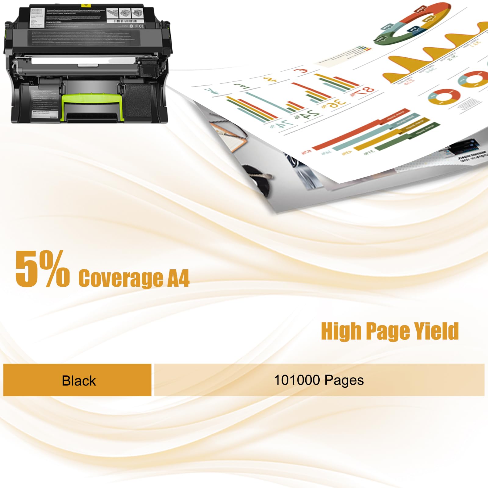 Unidade De Imagem 24b6025 P/ Impressora Lexmark M5155, M5163, M5170