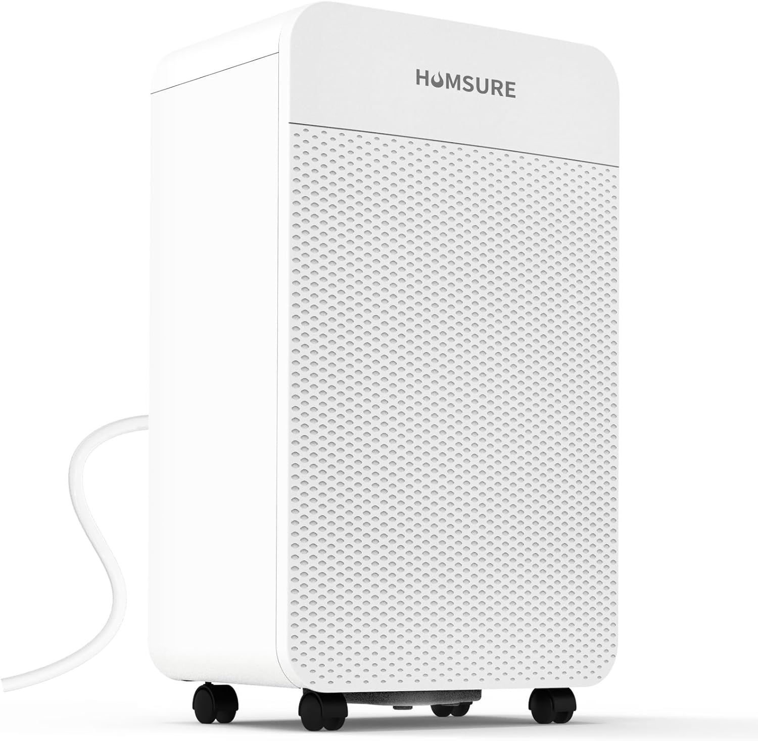 HUMSURE 4500 Sq. Ft 80 Pints Dehumidifier for Basement and Home, Bathroom, Bedroom, Equipped With Drainage Hose, Automatic Defrosting, 24-Hour Timer Function