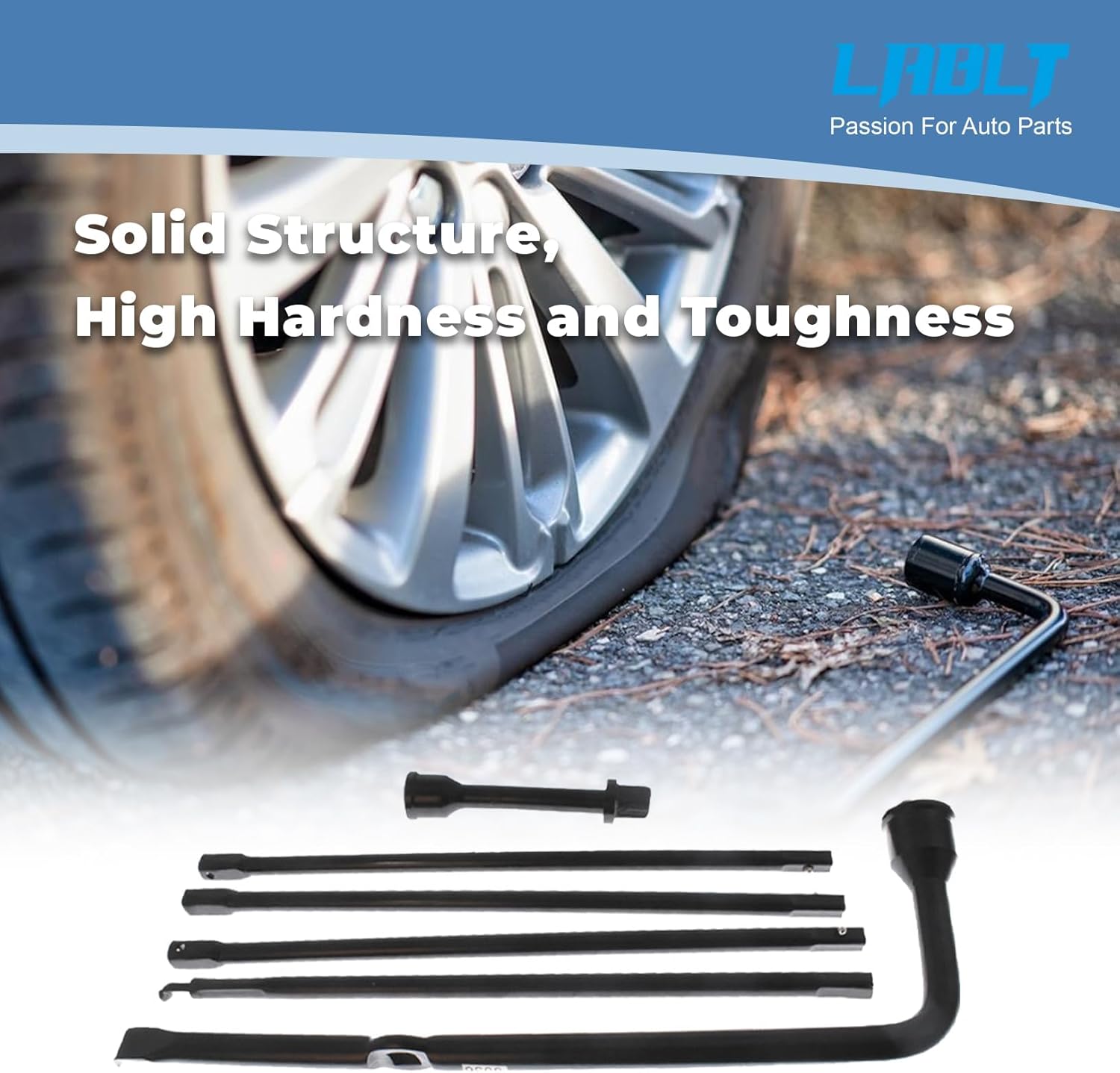 LABLT Spare Tire Tool Kit Lug Wrench Replacement for Ram 2500 3500 2007 2008 2009 2010 2011 2012 2013 2014 2015