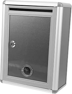 1set Lockable Wall Mount Mailbox Suggestion Box for Complaints and Donations Secure Outdoor Use Key Lock for Schools Offices and Community Centers
