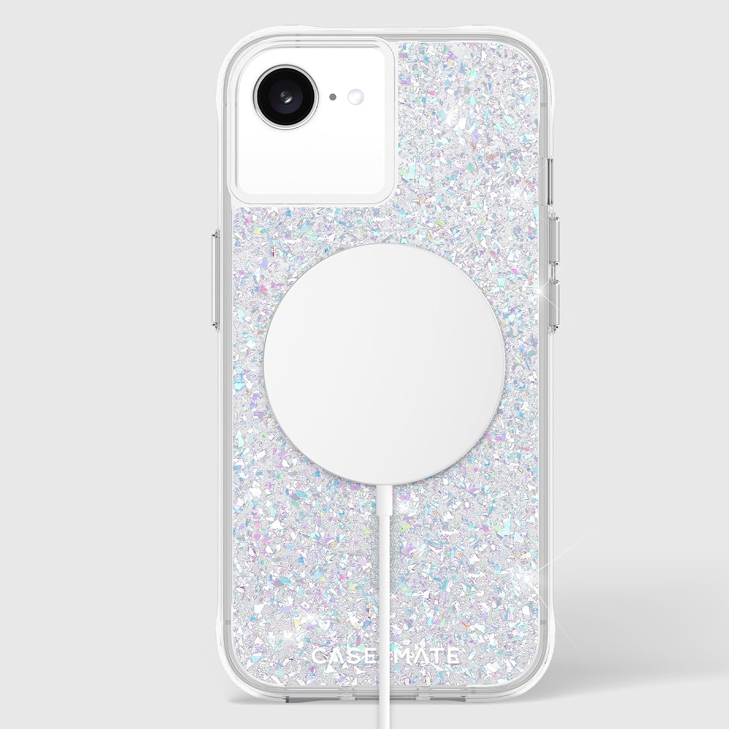 Case-Mate iPhone 16e (2025)/ 15/14/ 13 Case [Compatible with MagSafe] - Stylish Sparkly Phone Case with 12ft Drop Protection - Premium Magnetic Cover for iPhone 16e (2025)/ 15/14/ 13 - Twinkle Disco