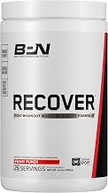 BARE PERFORMANCE NUTRITION BPN Recover Post‑Workout Enhanced Muscle Recovery Drink Mix – Essential Amino Acids with Amino9®, CherryPURE® Tart Cherry & Carnitine, 25 Servings, Fruit Punch