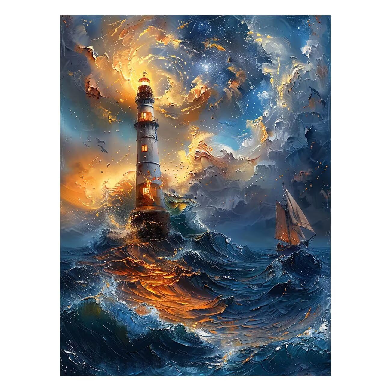 JXLEULIN Numer malarski dla dorosłych deskorolka zestaw do aktywności ręcznej dla dorosłych z farbą akrylową pędzlem i płótnem 60x80 cm sztuka kolorowa kolorowanka według numerów do dekoracji ścian
