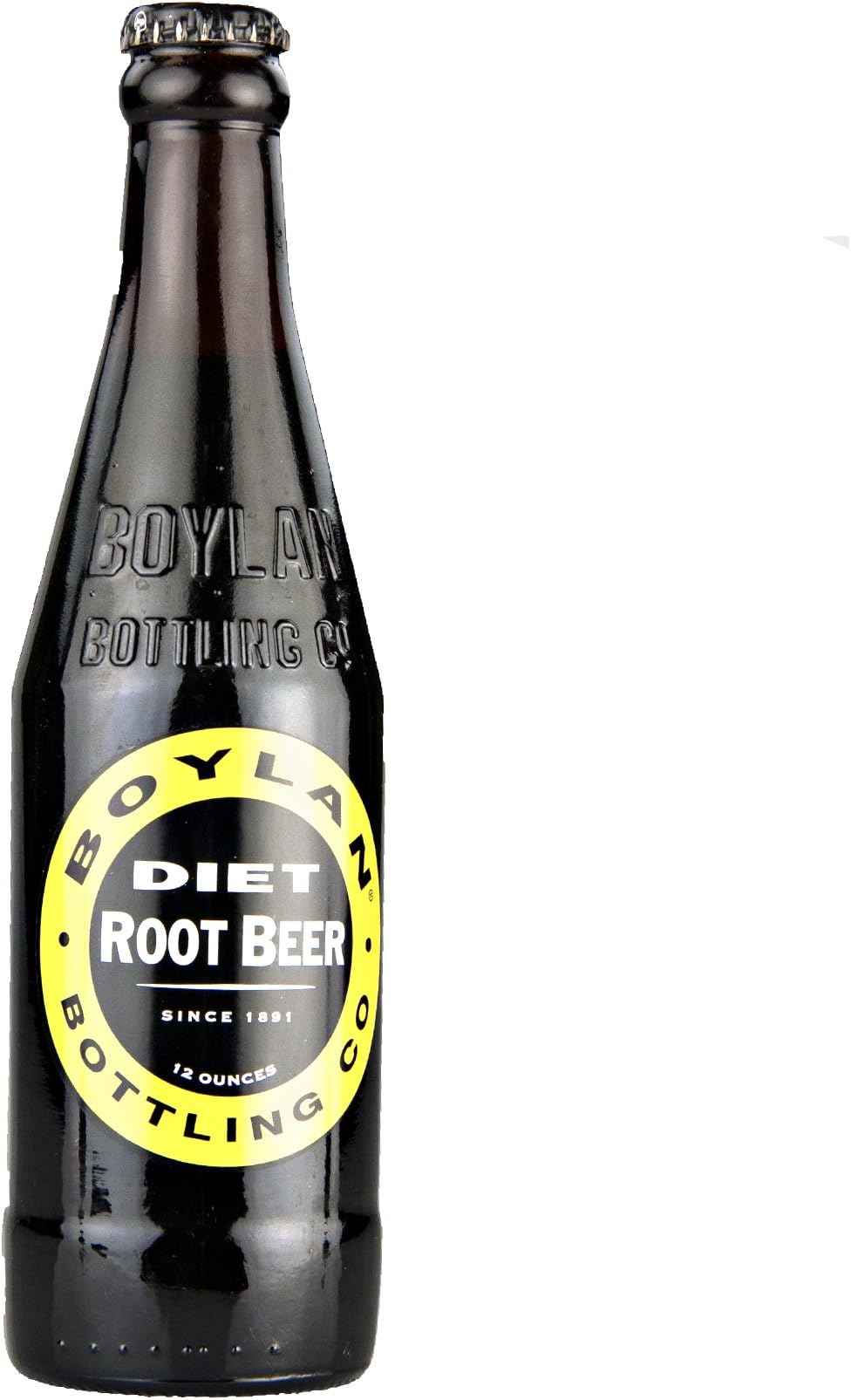 Boylan Diet Root Beer Soda 12 oz. (24 Bottles)