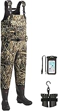 TIDEWE Chest Waders, Hunting Waders for Men with 800G Insulation, Waterproof Neoprene Camo Bootfoot Wader