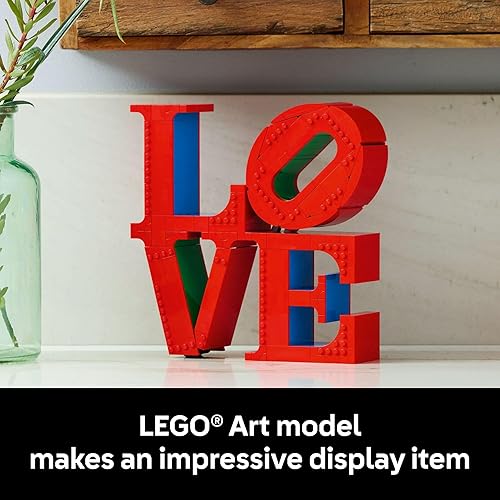 Miniatura 6 de LEGO Art Love Juego de construcción coleccionable  Kit de bricolaje para adultos a partir de 18 años  Regalo para cumpleaños  Decoración del hogar