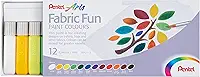 Pentel Tinta Para Tecido Fabric Fun 12 Cores FFPC1-12