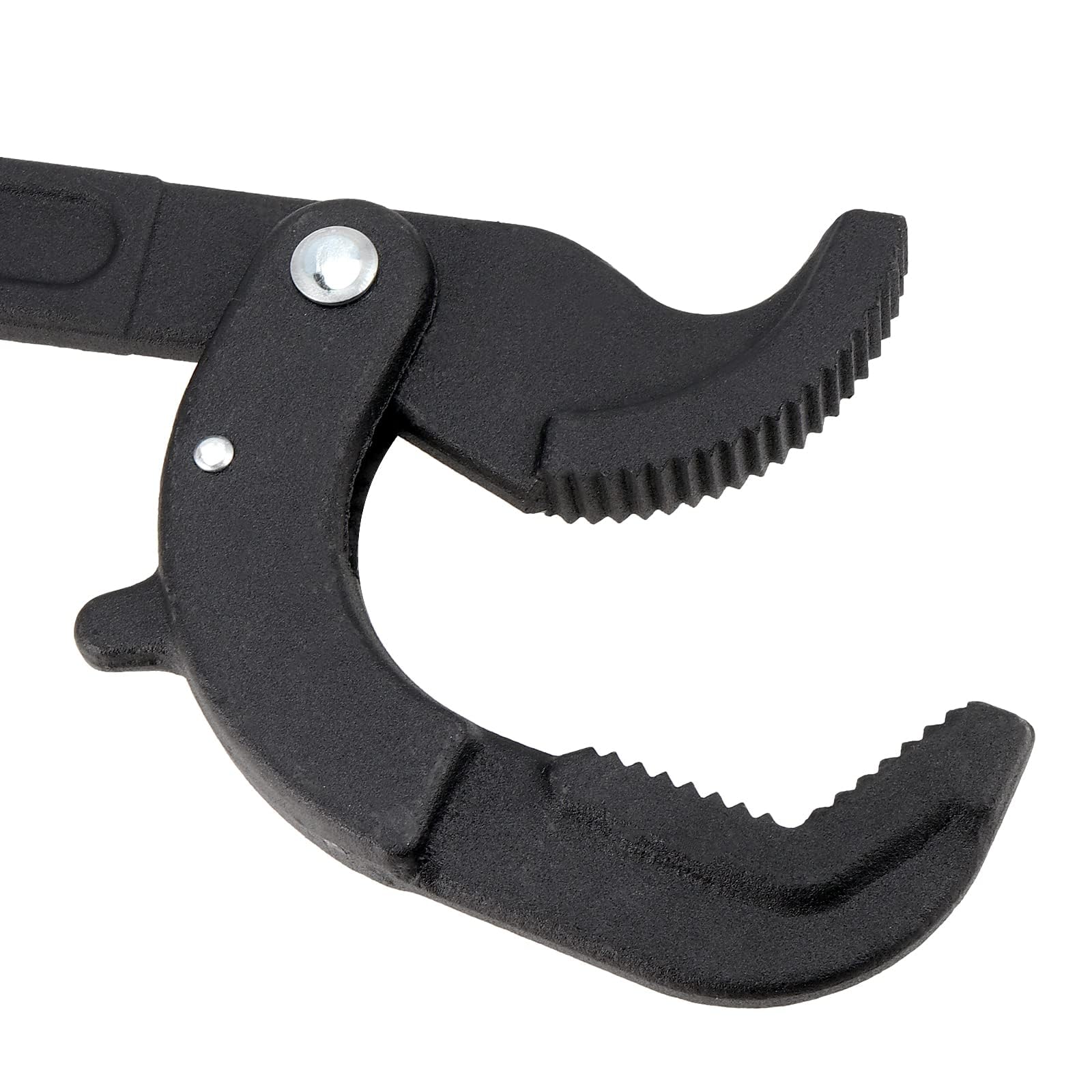HOIGON 4 llaves ajustables de 10 pulgadas y 15 pulgadas, capacidad de 14 mm a 60 mm, llave multifunción autoajustable, juego de llaves de tubo de agarre rápido con mango antideslizante