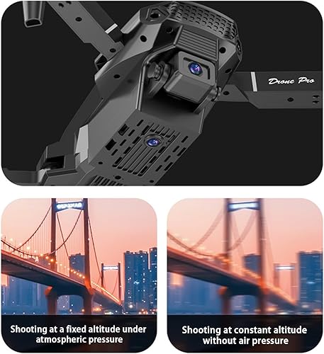 Miniatura 3 de Dron doble con cámara FPV HD 1080P - Juguetes de control remoto, regalos para niños y niñas con modo de retención de altitud sin cabeza, ajuste de