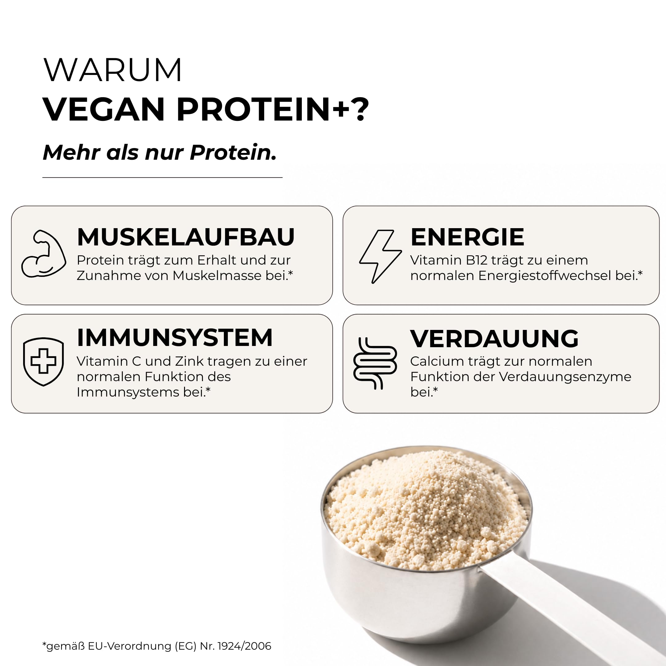 All-in-One Veganes Proteinpulver Vanilla & Schokolade 1kg | 20,6 g Protein | 15 Mrd. Probiotika | Vitamin C, B12 & Zink | Ohne Zuckerzusatz | Glutenfrei & Sojafrei