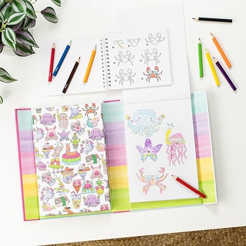 Miniatura 4 de Tiger Tribe Juego de colorear - Diversión de verano - Kit de arte de viaje para llevar - Todos los suministros incluidos - A partir de 3 años -