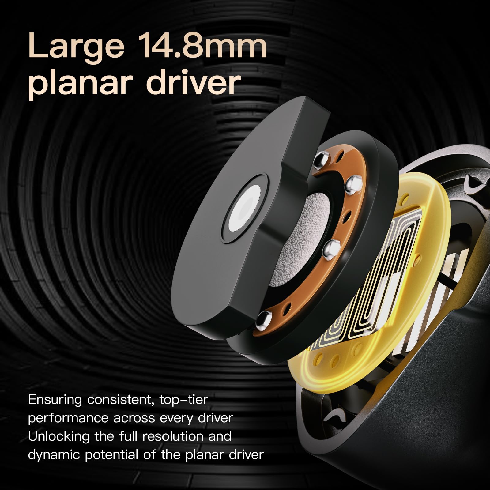 Amazon.co.jp: Letshuoer S12 Ultra 14.8mm プレーナードライバー