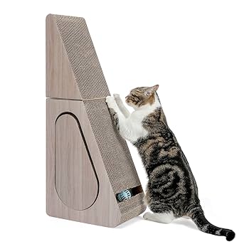 Amazon | PAWZ Road 猫 爪研ぎ 段ボール 縦型 折りたたみ 爪研ぎ