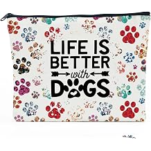 Dog Mom Gifts for Women - Dog Cosmetic Bag, Themed Gifts for Mothers Day, Graduation, Birthday
