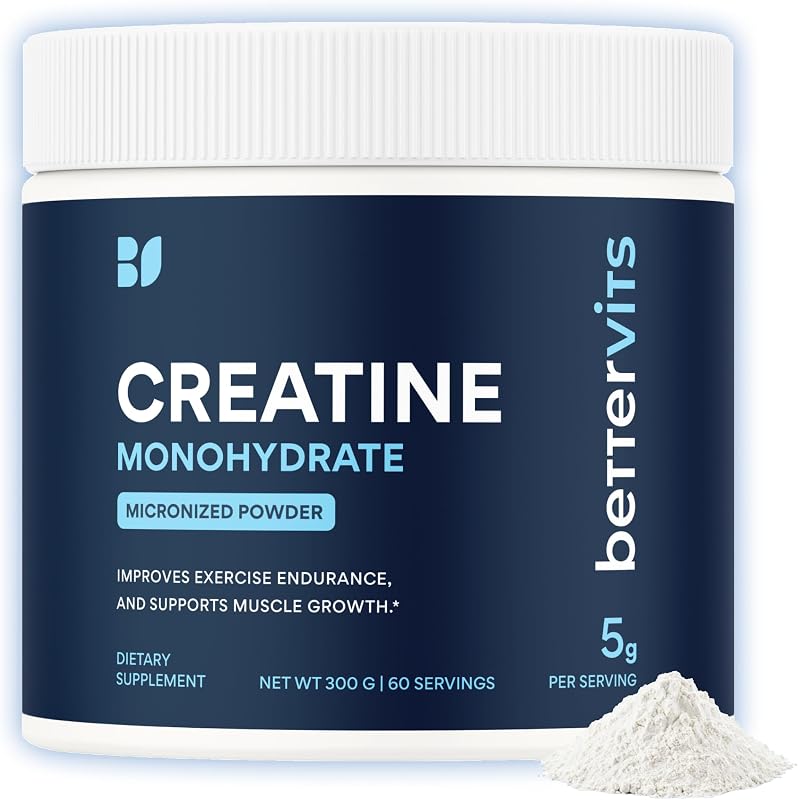 Monohidrato de creatina micronizada en polvo 5 g - Sin sabor, vegano | Porción de 5 g, certificado Informed Sport. La creatina aumenta el rendimiento físico en ejercicios de corta duración y alta intensidad.