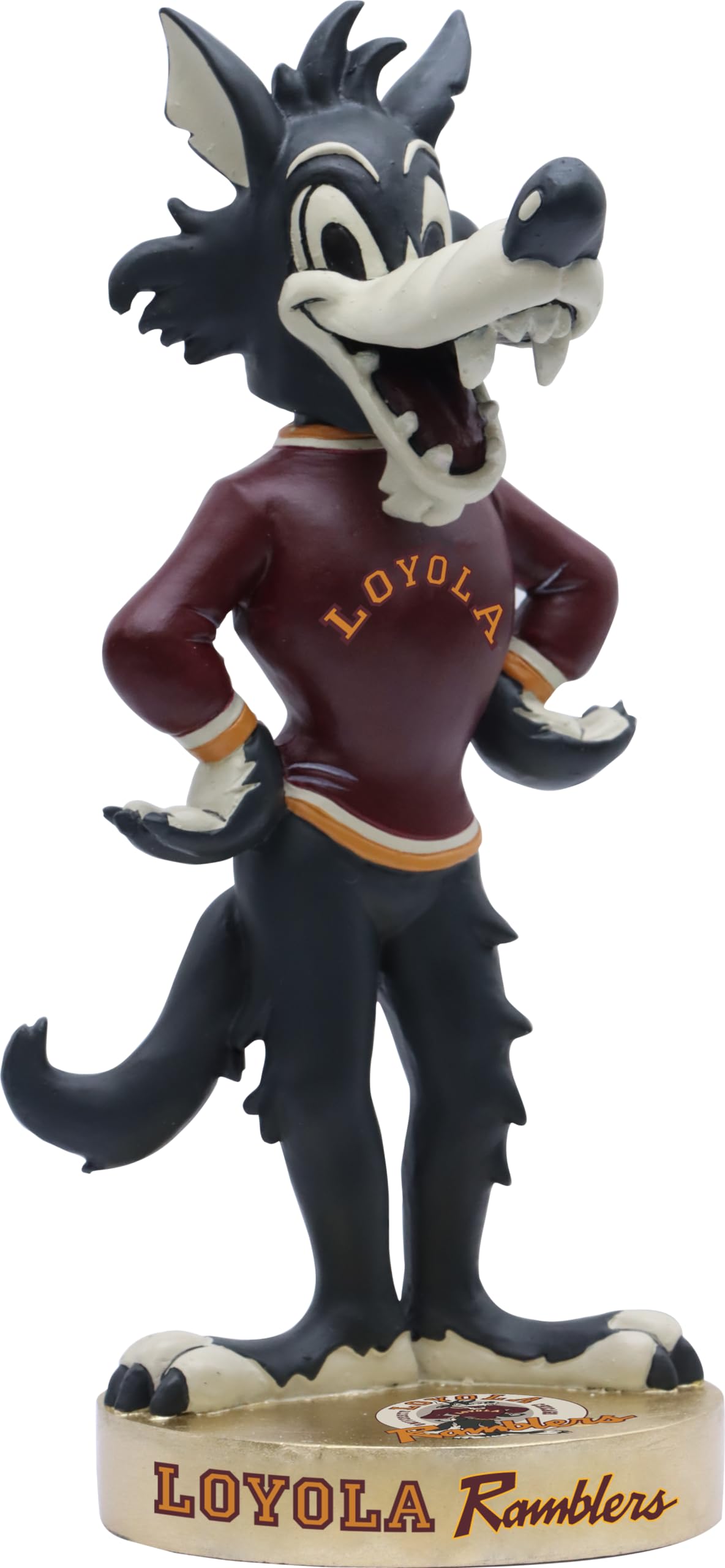 Loyola Ramblers Vintage Maroon Bobblehead College