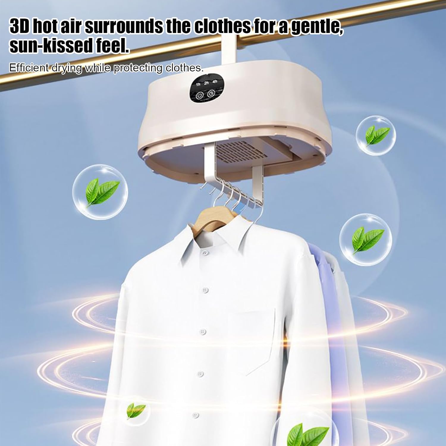 Portable Dryer | 400W Foldable Travel Dryer With Timer, Small Quiet Drying Machine For Clothing Care Jeans Household RV Apartment Travel Camping 9.53x7.48x4.33 Inches