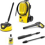 Kärcher K 5 Classic Home Pressure Washer, Pressure: max. 145 bar, Flow rate: 500 l/h, Surface area: 40 m²/h, Water Filter, Weight: 5.6 kg, High Pressure Gun, Rotabuse, Lance, Home Kit - 1