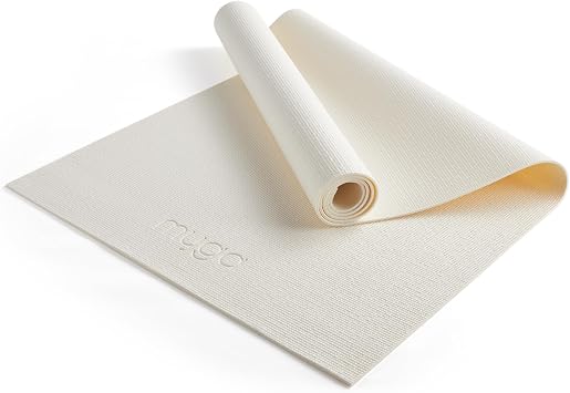 Myga Yoga Mat with Carry Strap   Non-Slip, Lightweight & Durable Exercise Mat for Yoga, Pilates & Fitness   Sweat-Resistant & Easy to Clean   173cm x 61cm x 4mm - Choice of Colour