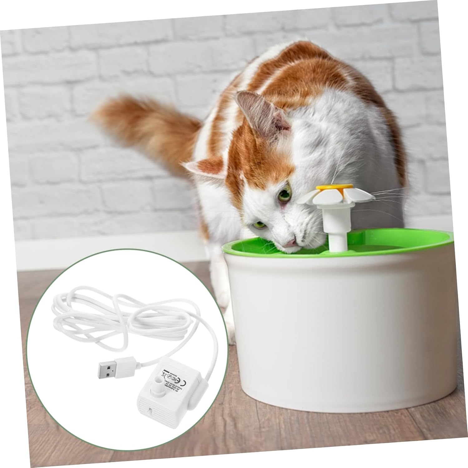 BESPORTBLE Pet Water Fountain Pump Replacement Cat Accessory Submersible Mini Quiet Abs Pump