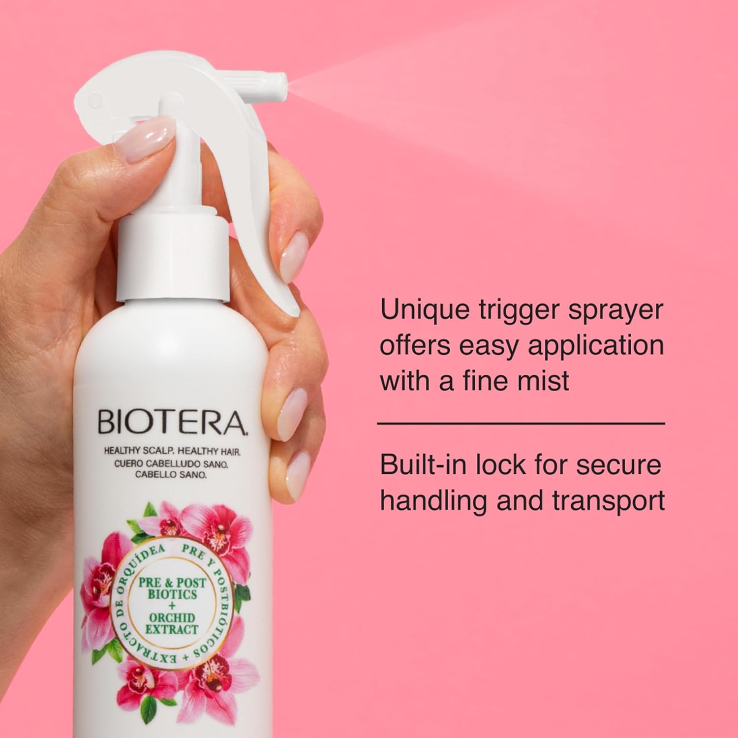 Biotera Ultra Color Care Lock Leave-In Conditioner Spray | Locks In Color Vibrancy | Heat Protectant Treatment | Color-Treated Hair | Vegan & Animal Test-Free | Paraben & Sulfate-Free | Color-Safe - Image 3
