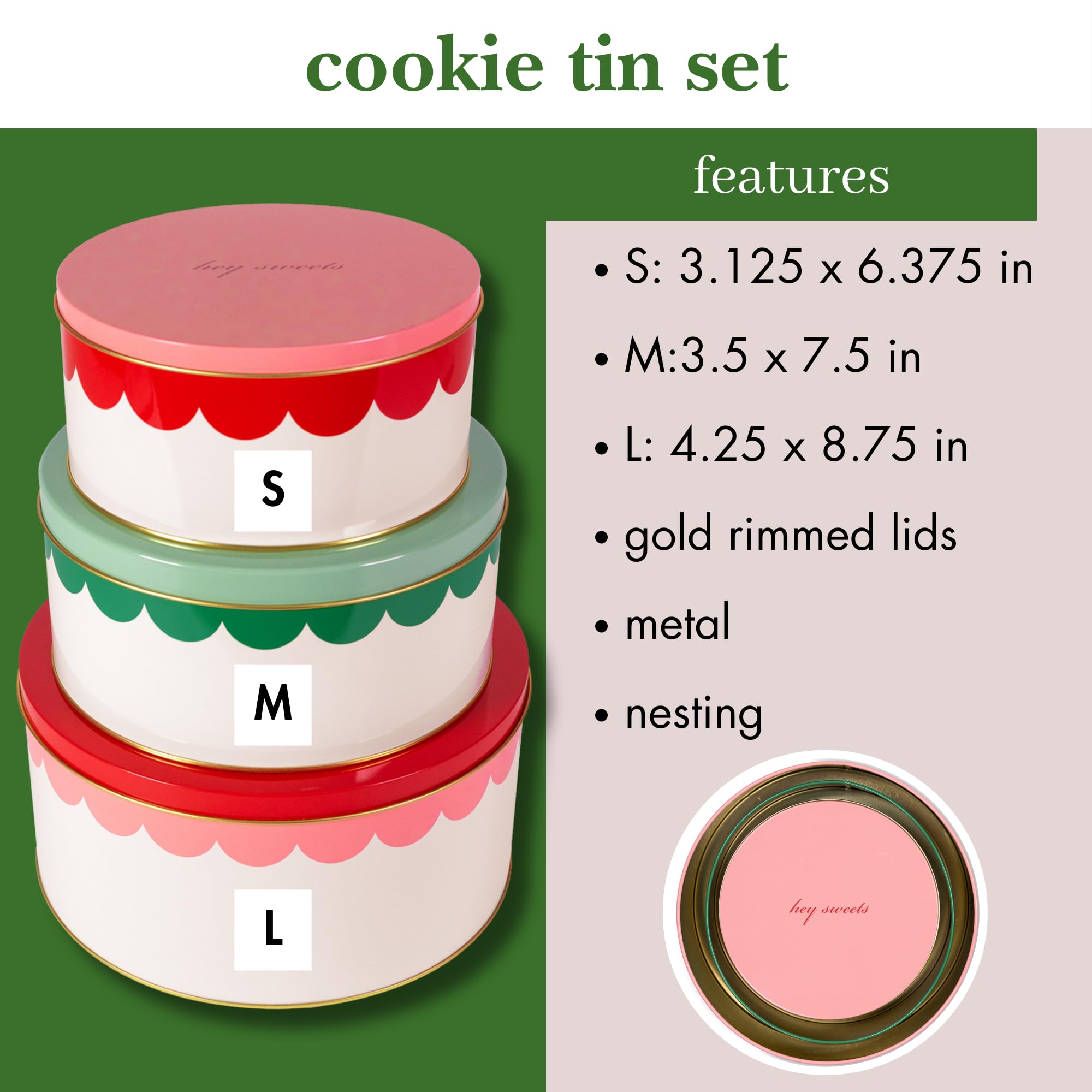 Amazon.com: kate spade new york Decorative Metal Tins with Lids