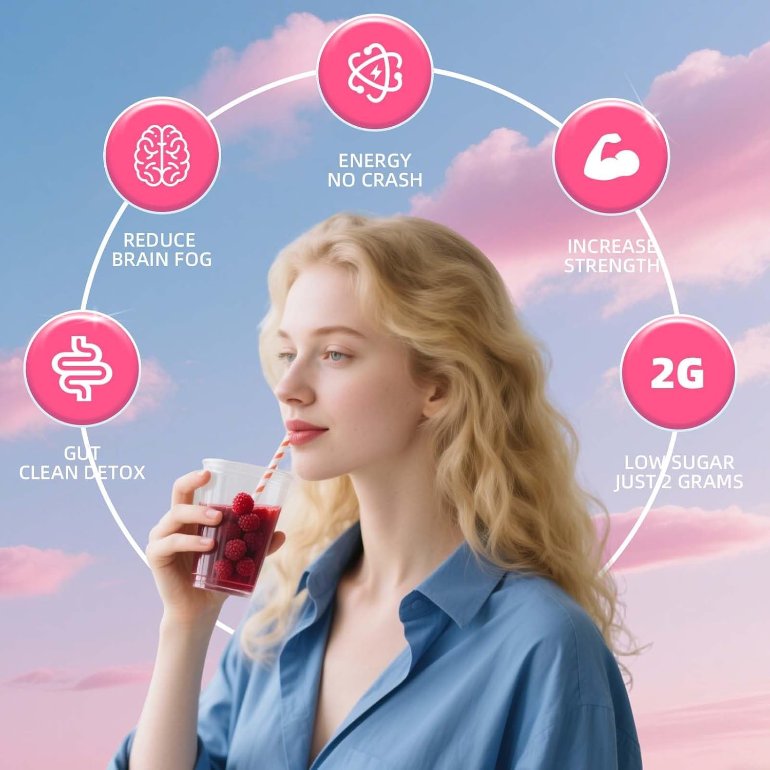 Super Yerba, Yerba Mate Instant Tea Powder –Raspberry Lemonade Flavor, Natural Energy & Focus Boost-30 Servings (2)