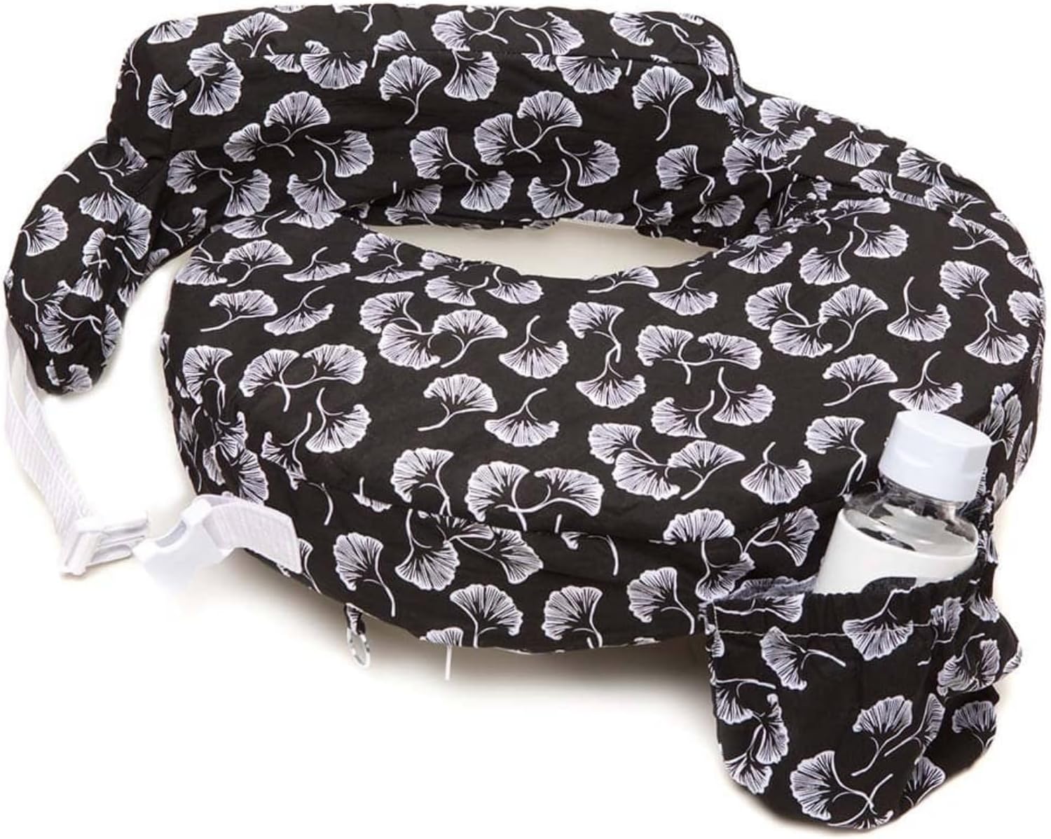 My Brest Friend Original Nursing Pillow Cover - Slipcovers For Baby - Adjustable Fit, Easy Care, Durable - Original Nursing Pillow Not Included, Black Flowing Fans