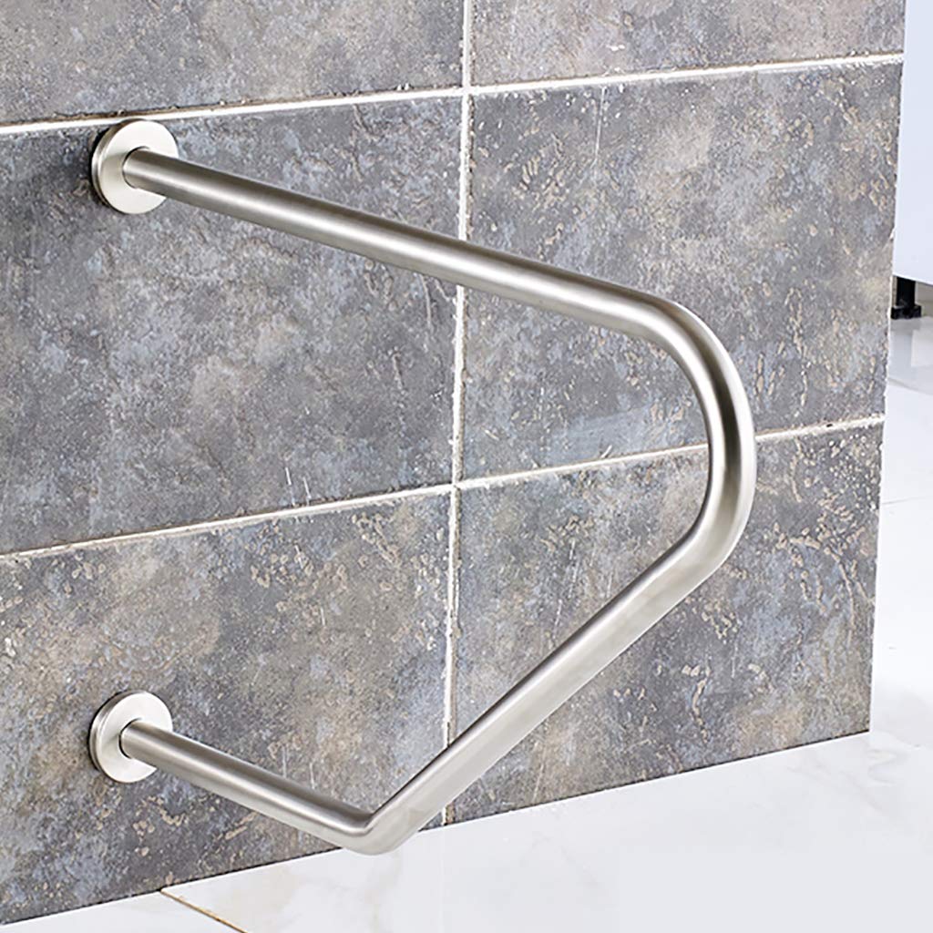 Maniglione Grab Bar Antiscivolo 304 in Acciaio Inox Supporto per la Sicurezza Corrimani Supporto per appoggio per WC/Doccia Bagno Forniture sicure Anziani/Aiuto per disabili